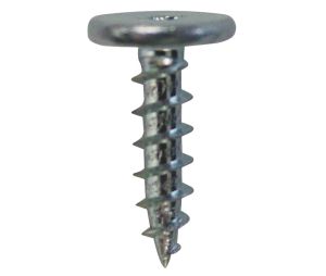 Hafele 430.07.409 Screw, for Drawer Bumpers, #6 x 5/8", Powerhead, Phillips, Steel, Zinc, Box of 100 Pieces
