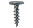 Hafele 430.07.409 Screw, for Drawer Bumpers, #6 x 5/8", Powerhead, Phillips, Steel, Zinc, Box of 100 Pieces