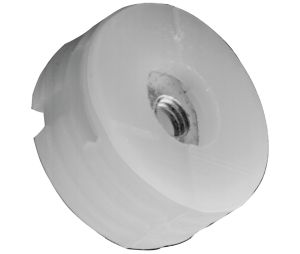 Hafele 430.90.704 Drawer Front Connector, M4 Thread, Plastic, Natural