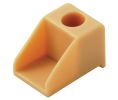 Hafele 431.01.581 Bumper, for Roll-Out Trays, 11/16", Plastic, Beige, 1 Set