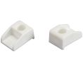 Hafele 431.01.780 Bumper, for Quicktrays, Plastic, White, Box of 2 Pieces