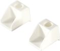 Hafele 431.01.781 Bumper for Roll-Out Trays, 11/16", Plastic, White, 1 Set