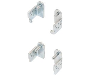 Hafele 431.01.842 Replacement, Pilaster X-Series Bracket, for 200 Shelf, Metal, Bag of 800 Pieces