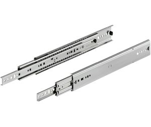 Hafele 432.48.931 Slide, Accuride 7950 Heavy Duty, Side/Bottom Mounted, Full Extension, (12") 305 mm Length, Steel, 1 Pair