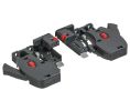 Hafele 433.10.027 Front Locking Clips, 3D Version, Plastic, Gray