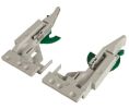 Hafele 433.19.007 Locking Devices With Flange, For Grass Vionaro Drawer System, Right, Plastic, Silver Gray, 1 Pair