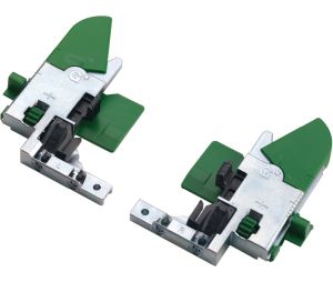 Hafele 433.19.043 Front Locking Device, 2-D, Dynapro, Left, Steel, Zinc, 200 Pieces