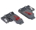 Hafele 433.32.990 Front Locking Clips, for Hafele Matrix UM A35, 2D Version, Plastic, Gray