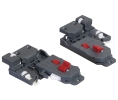 Hafele 433.32.991 Front Locking Clips, for Hafele Matrix UM A35, 3D Version, Plastic, Gray