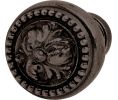 Hafele 491.54.072 Mushroom Knob, M4 Thread, Ø1 11/16", 1 15/32" Depth, Zinc, Oil-Rubbed Bronze, Box of 5 Pieces