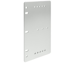 Hafele 502.56.995 Door Bracket, Wide, for Waste Bins, Silver, Set