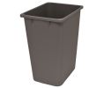 Hafele 503.88.124 Replacement Waste Bin, For Kesseböhmer Wire And Wood Framed Waste Pull-Out Units, 52 qt Bin, Plastic, Champagne