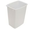 Hafele 503.88.724 Replacement Waste Bin, For Kesseböhmer Wire And Wood Framed Waste Pull-Out Units, 52 qt Bin, Plastic, White