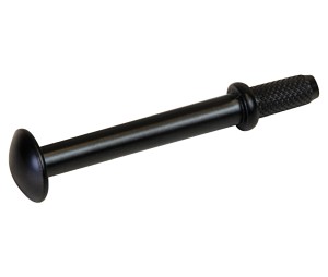 Hafele 510.86.350 Knock-In Pin, for Wood Blanks, 1-5/16" Projection, Steel, Black, 50 pack