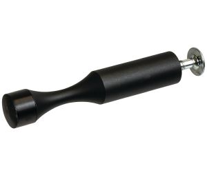 Hafele 521.99.300 Wine Post, 3/4" Diameter, 4" Depth, Aluminum Anonized, Black, 1 Pair