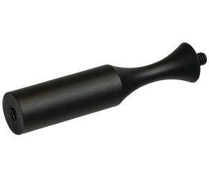 Hafele 521.99.310 Wine Extension, For Wine Post, 3/4" Diameter, 4" Depth, Aluminum Anonized, Black, 1 Pair