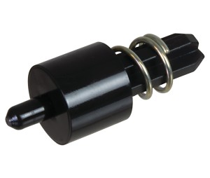 Hafele 521.99.380 Parallel Shelf Pins, for Parallel Rod Wine Storage, Plastic, Black