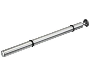 Hafele 521.99.920 Wine Peg, 7-1/2" (190 mm) Depth, 1/2" (12 mm) Diameter, Aluminium Anonized, Silver, 1 Pair