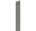Hafele 541.32.506 Optional Filler Strip, For Lemans II, 19-3/4" Width, 1/2" Height, 1-7/8" Depth, Plastic, Gray