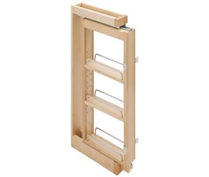Hafele 545.47.257 Wall Filler Pull-Out, 3" W x 33" H, Maple & Birch