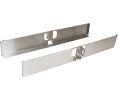 Hafele 545.96.010 Dispensa Fineline™ Pantry Bracket, 19" (483 mm) Width, 304 Stainless Steel, Brushed, Set