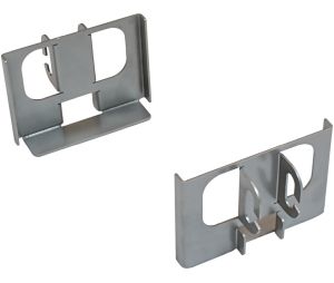 Hafele 545.96.800 Dispensa Fineline™ Pantry Bracket, 4" (101 mm) Width, Steel, Champagne, Set