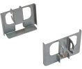 Hafele 545.96.800 Dispensa Fineline™ Pantry Bracket, 4" (101 mm) Width, Steel, Champagne, Set