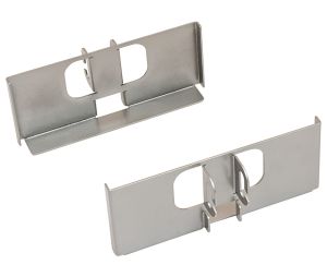 Hafele 545.96.803 Dispensa Fineline™ Pantry Bracket, 8" (203 mm) Width, Steel, Champagne, Set