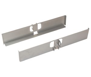 Hafele 545.96.807 Dispensa Fineline™ Pantry Bracket, 14" (356 mm) Width, Steel, Champagne, Set