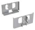 Hafele 545.96.900 Dispensa Fineline™ Pantry Bracket, 4" (101 mm) Width, Steel, Silver, Set