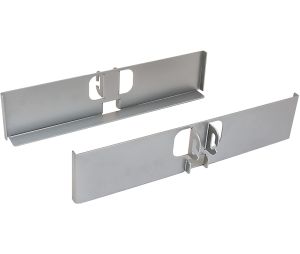 Hafele 545.96.907 Dispensa Fineline™ Pantry Bracket, 14" (356 mm) Width, Steel, Silver, Set