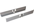 Hafele 545.96.908 Dispensa Fineline™ Pantry Bracket, 16" (406 mm) Width, Steel, Silver, Set