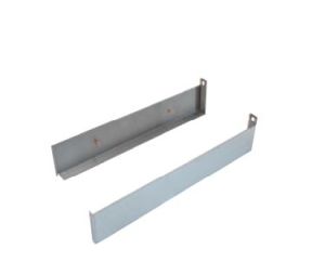 Hafele 546.04.002 Fineline™ Magic Corner I & II Side Bracket, For 390 mm (15-3/8") Deep Box, Steel, Brushed, Set