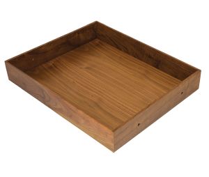 Hafele 546.04.782 Fineline™ Magic Corner I & II Side Hang Box, (15-3/8") 390 mm Depth, Walnut