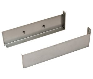 Hafele 546.04.801 Fineline™ Magic Corner I Side Bracket, For 295 mm (11-5/8") Deep Box, Steel, Champagne, Set