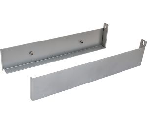 Hafele 546.04.901 Fineline™ Magic Corner I Side Bracket, For 295 mm (11-5/8") Deep Box, Steel, Silver, Set