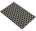 Hafele 547.91.350 Cabinet Protector Mat, Polystyrene, Black/Stainless