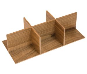 Hafele 550.13.794 Optional Small Divider, For Lavido Trays, Fineline™, Walnut, Set