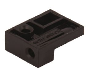 Hafele 551.80.005 Synchronization Bar Support, for Synchronization Rod, for Grass Nova Pro Scala Drawer Side Runner System, Plastic, Black