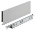 Hafele 552.27.624 Drawer, Häfele Matrix Box Slim A, 128 mm Drawer Height, (17-11/16") 450 mm Nominal Length, Steel, Gray, Set