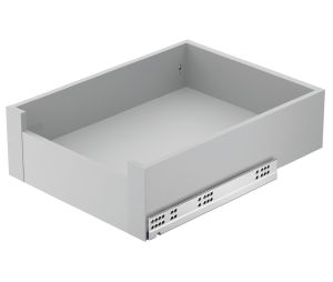 Hafele 552.31.691 Front Bracket, Matrix A30 Inner, 128 mm Length, Plastic, Grey, 1 Pair