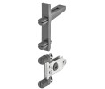 Hafele 552.31.954 Front Fixing Bracket, Matrix Box Slim A, for 6-7/8" Drawer Height, Steel/Plastic