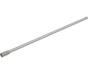 Hafele 553.59.604 Gallery Rail, Round, Häfele Matrix Box P, for Pull Out for Door Front Fixing, Length: 450 mm (17-11/36"), Steel, White, Set