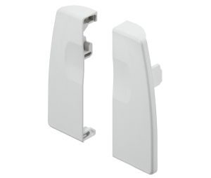 Hafele 553.61.692 Panel Holder, for Internal Standard Drawer, Häfele Matrix Box P, Plastic, White, 1 Pair