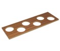 Hafele 556.87.260 Container Holder Insert, for Fineline Cutlery Tray, 16-11/16" x 5-7/16" Length x Width, Mahogany