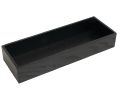 Hafele 556.88.320 Cutlery Box 1, Fineline™ Move, 105.5 mm W x 300 mm D x 49 mm H, Black Ash