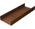 Hafele 556.88.710 Multipurpose Insert, Fineline™ Move, 152 mm W x 423.5 mm D x 49 mm H, Walnut