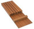 Hafele 556.91.240 Knife Holder Insert, for Fineline Cutlery Tray, Mahogany