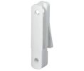 Hafele 558.17.706 Front Partition Clip, Screw-On, Plastic, White, Box of 20 Pieces