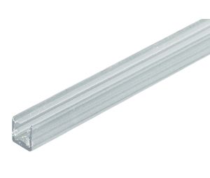 Hafele 563.25.924 Plastic Gasket Profile, for Glass or Panel Inserts, Quick Door Aluminum Frame Doors - Cut To Size Accessories, 2 500 mm Length, Transparent